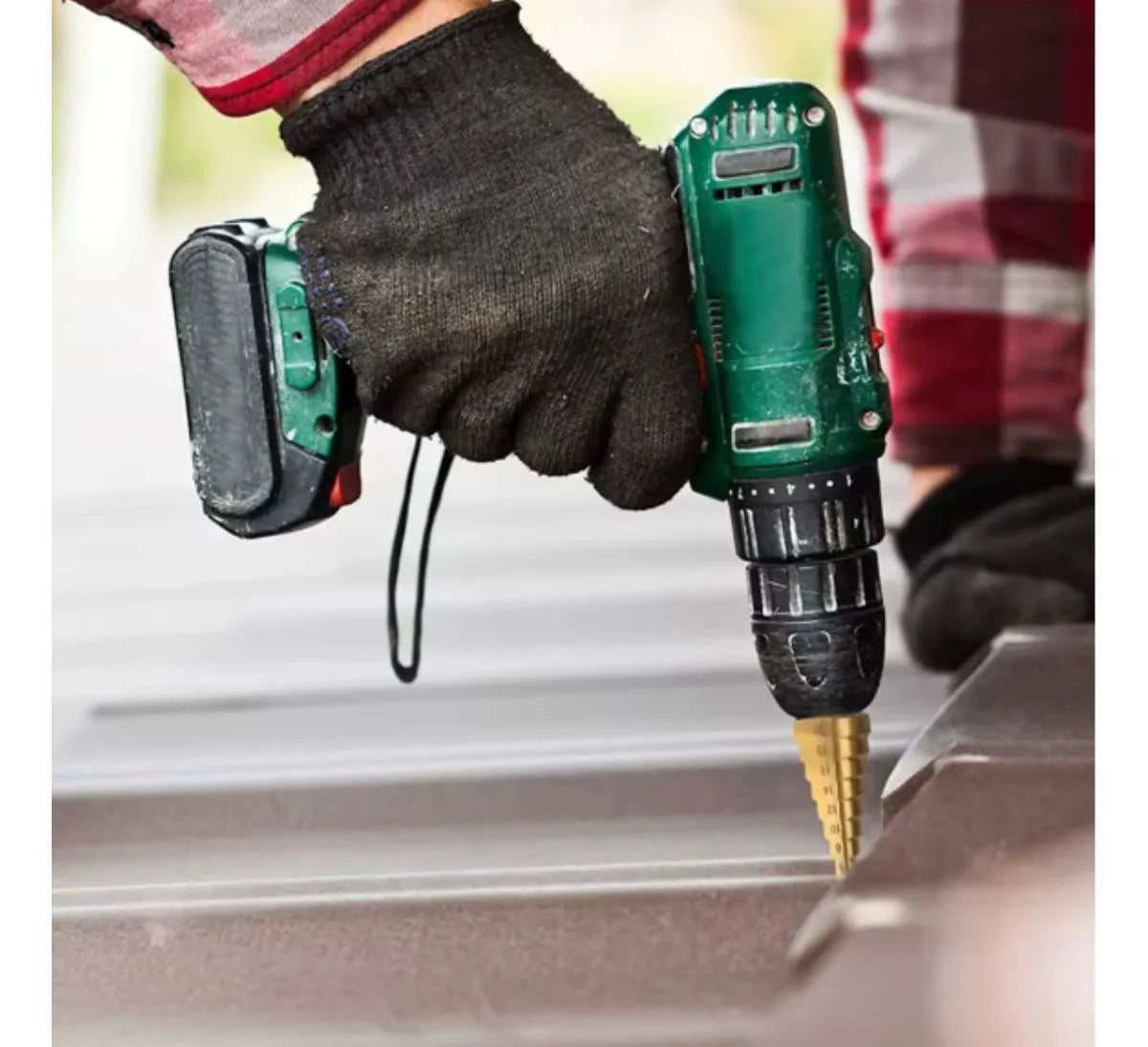 Jogo 3 Peças - Broca Escalonada de Titanio HSS