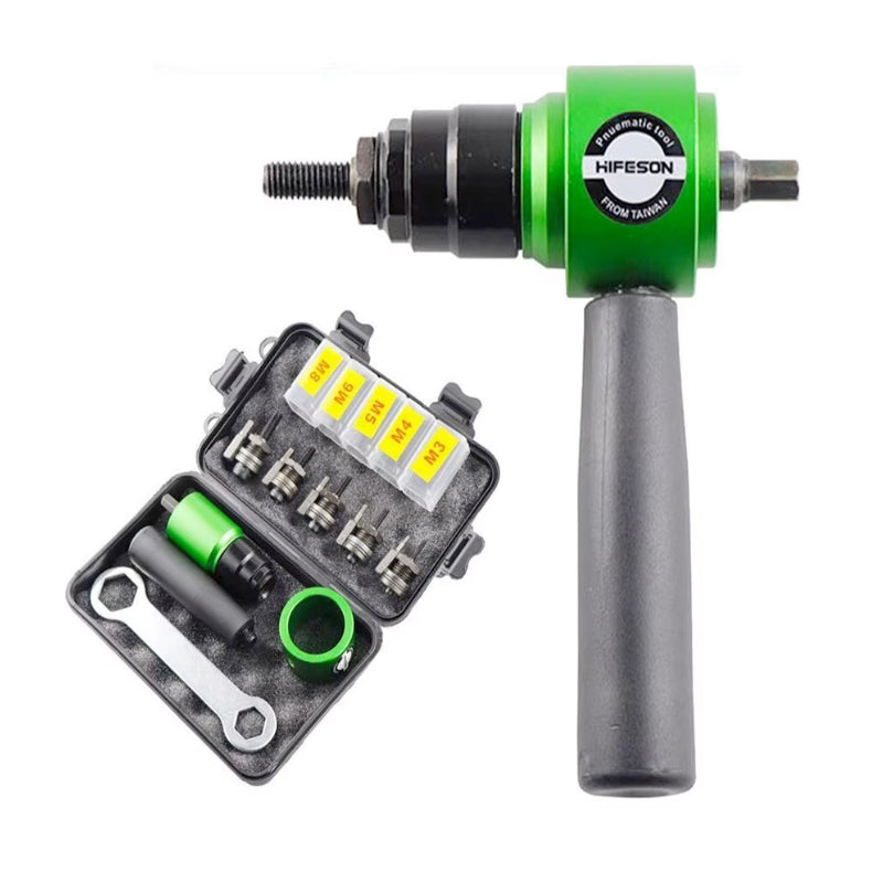 Adaptador de Rebitagem M3–M8 para Furadeira